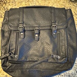 Xhilaration Black Textured Women's Backpack